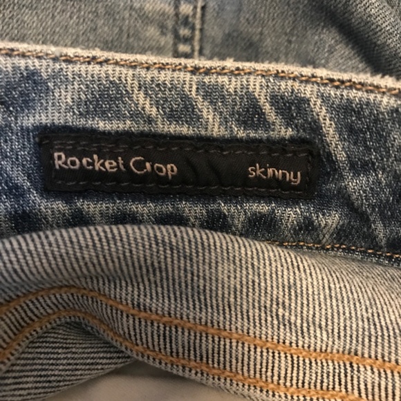 Citizens of Humanity Rocket Crop High Rise Skinny Jean, Distressed Serenity 18W - Picture 9 of 16